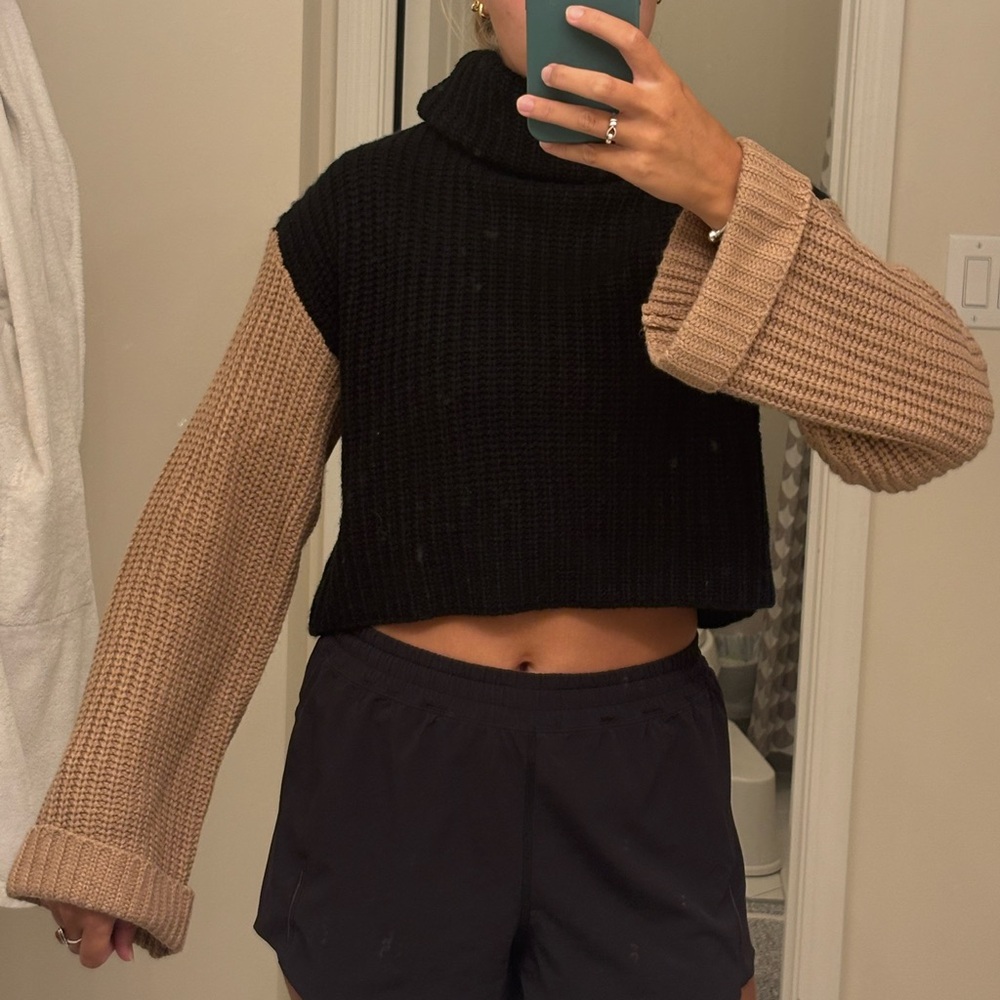 Fab’rik Colorblock Turtleneck Sweater